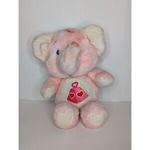 Care Bears Cousins Lotsa Heart Elephant Plush Stuffed Toy Kenner Vintage 1984